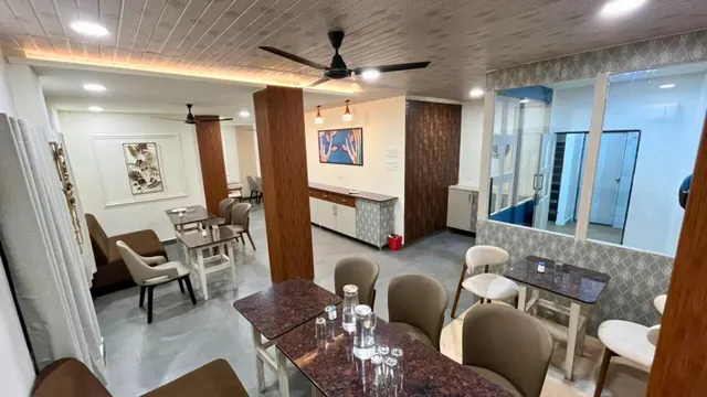 Dining seating at Swaad