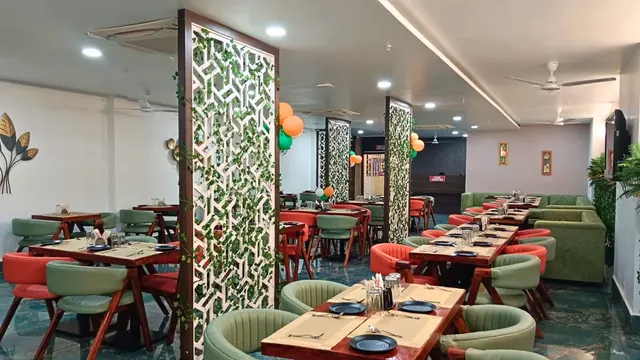 Restaurant seating at Silver Spoon